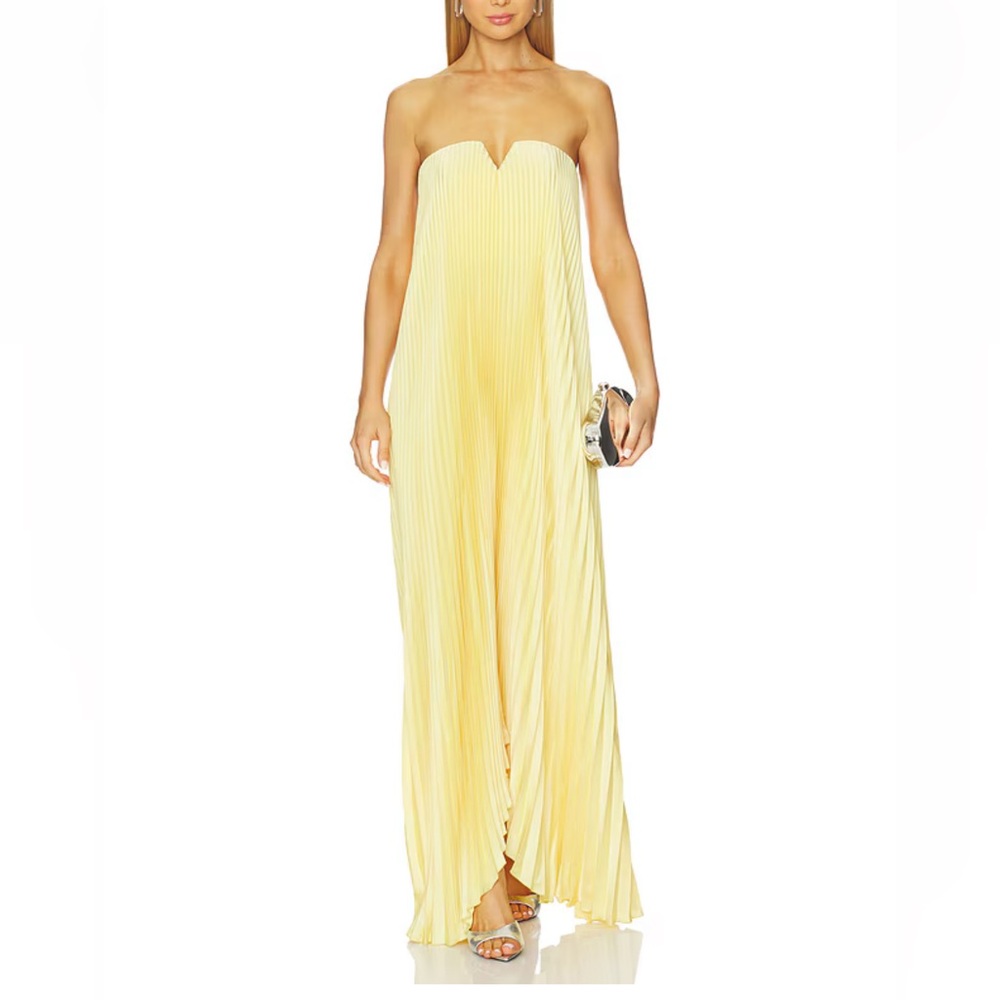 L’IDEE black tie gown - butter yellow